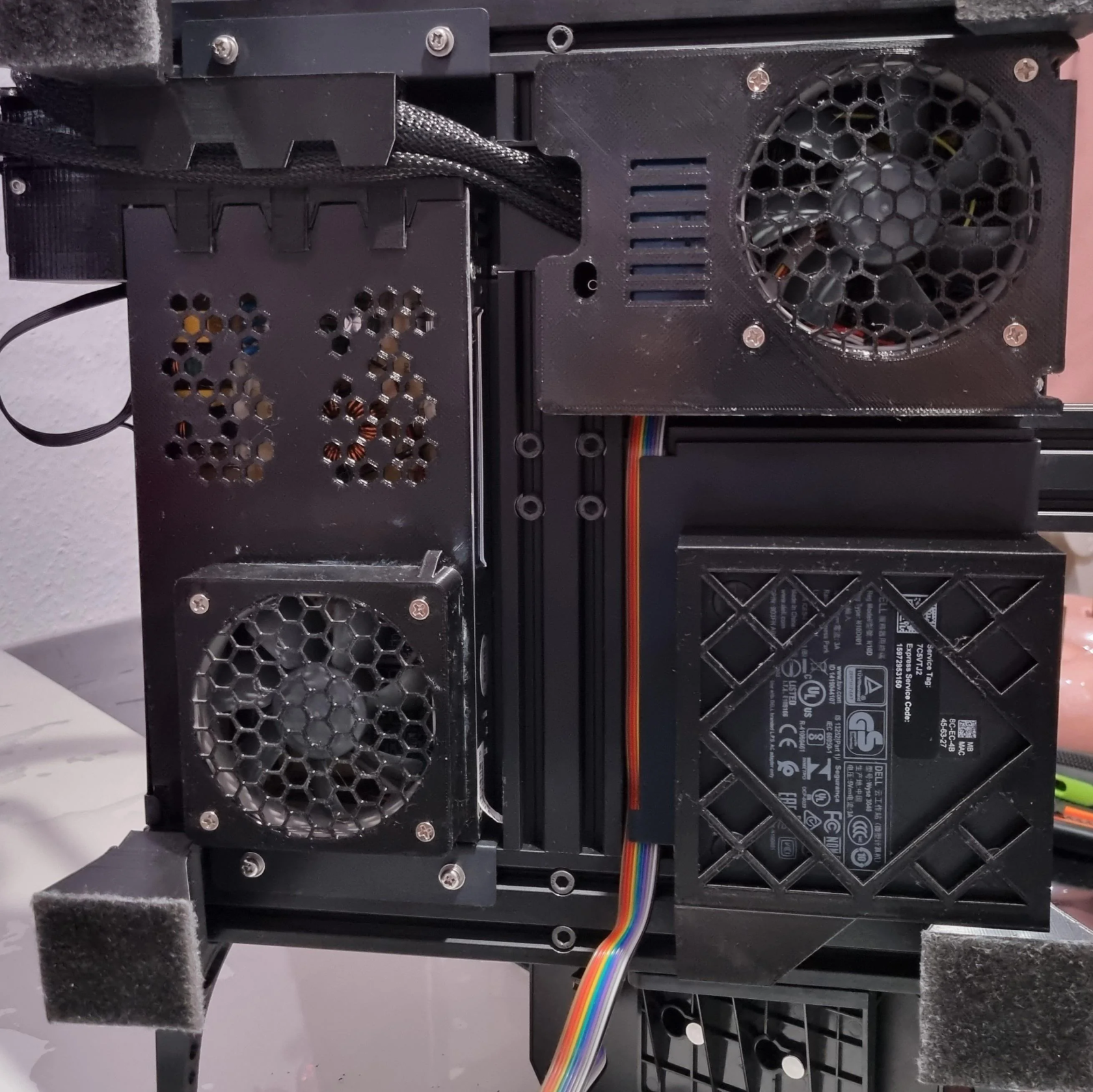 Look from underneath without cabling